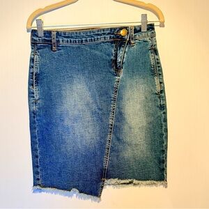 KUT From The Kloth Denim Skirt